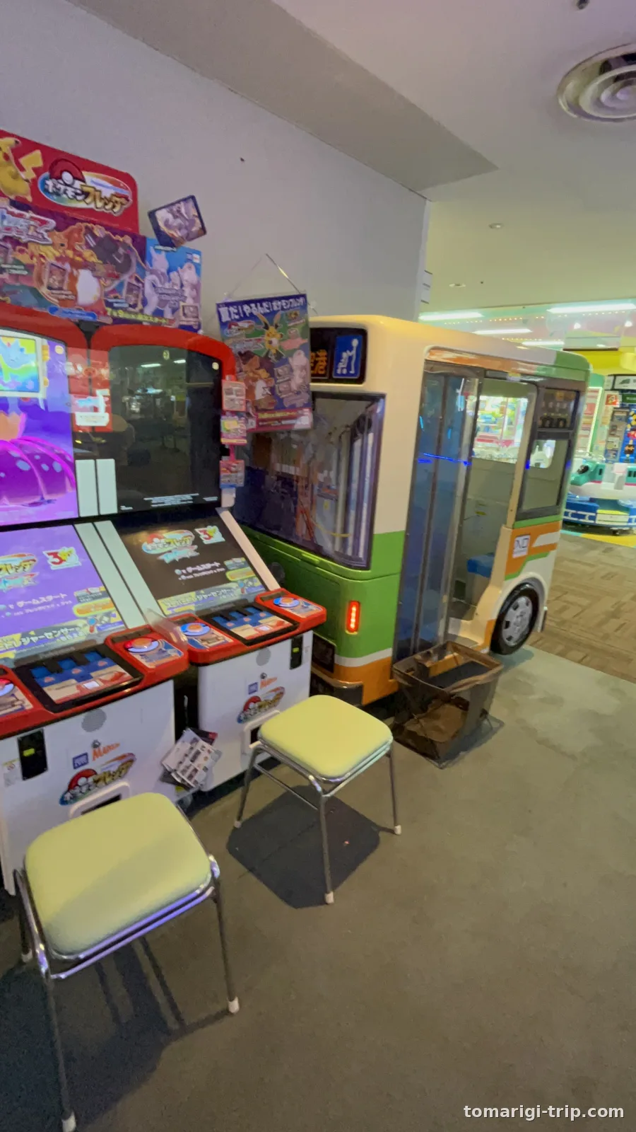 ポケモンフレンダに夢中。クレーンゲームなど定番も一通り揃っています